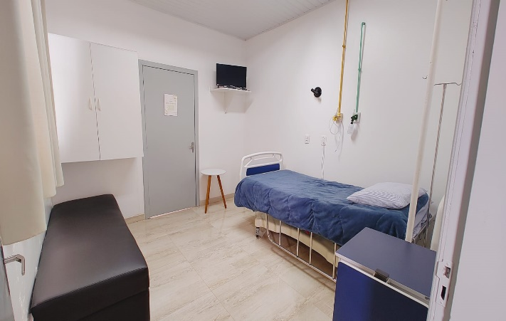 Foto do quarto privativo